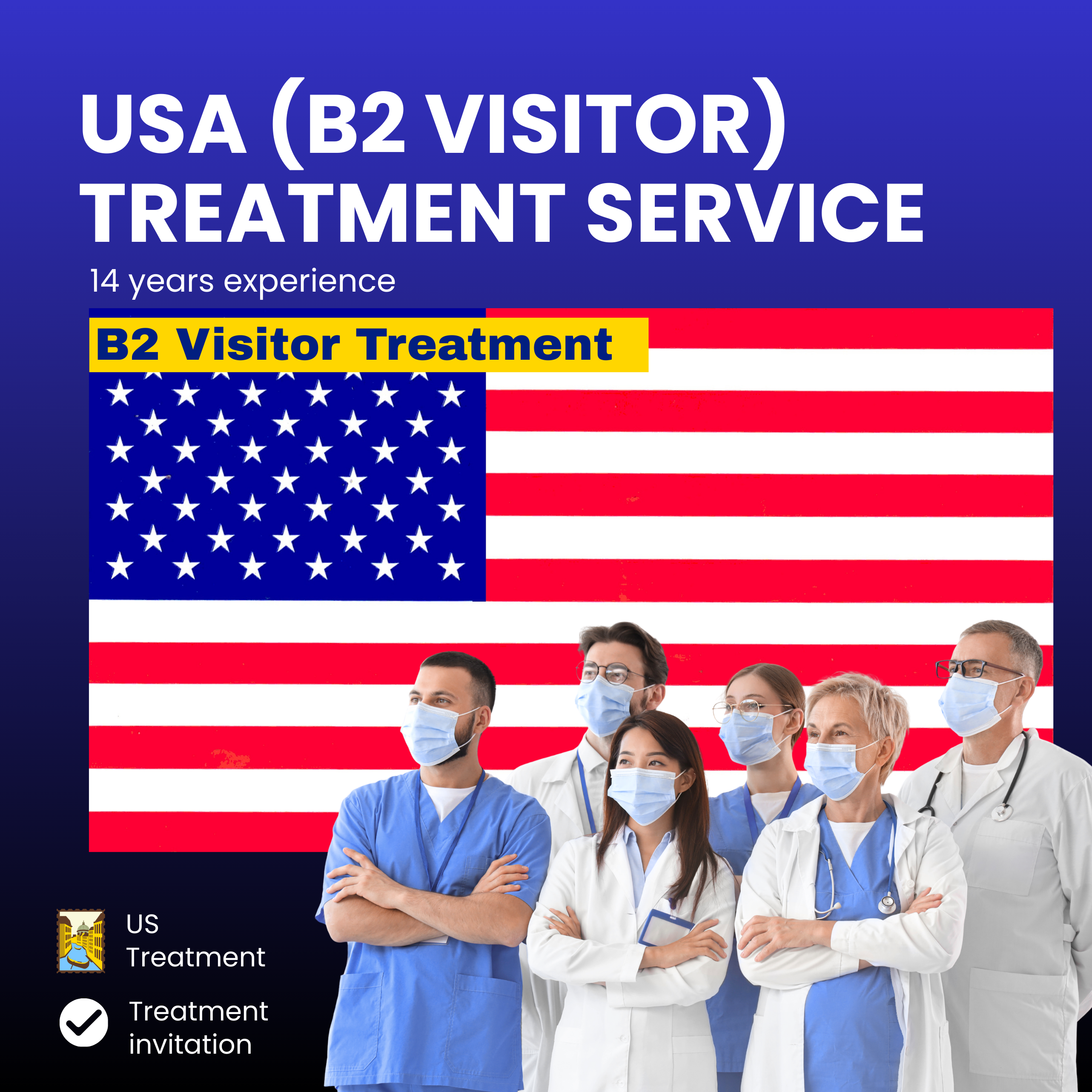 USA B2 Visitor Visa for medical